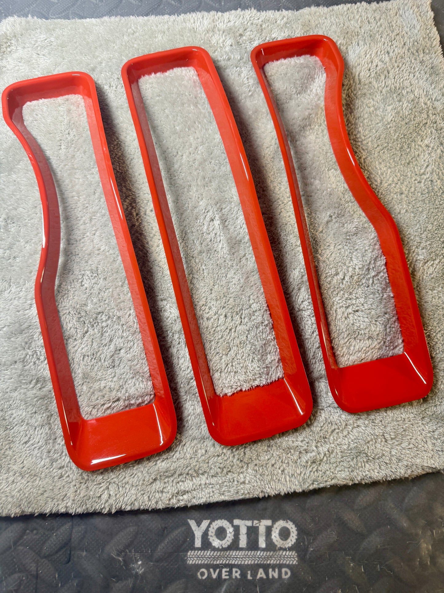 Pumpkin Orange Grille Inserts for 18-23 Wrangler JL Gladiator JT *Halloween Special