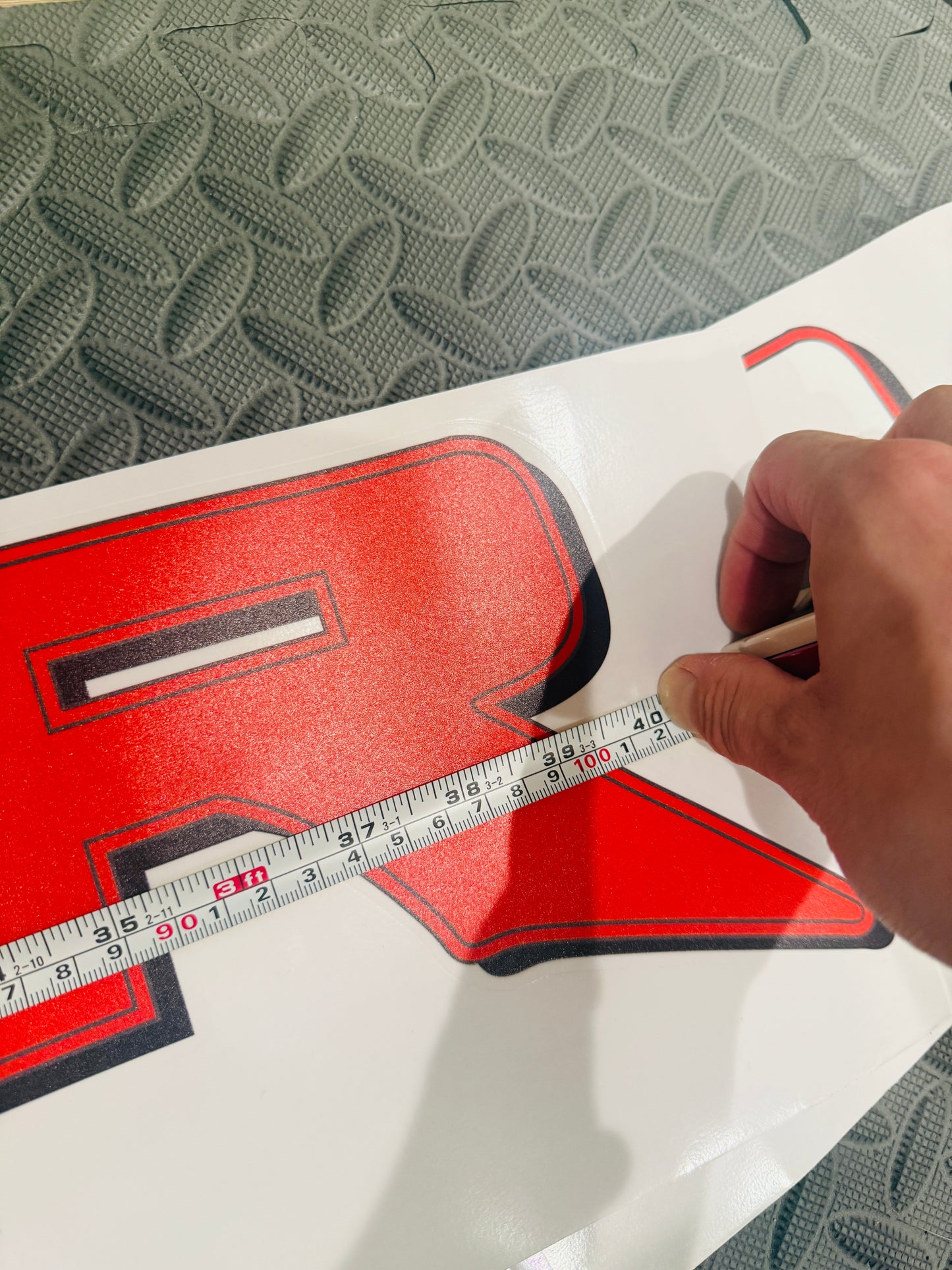 2024 F-150 Raptor R Bedside Decal Set of 2 - LETTER ONLY