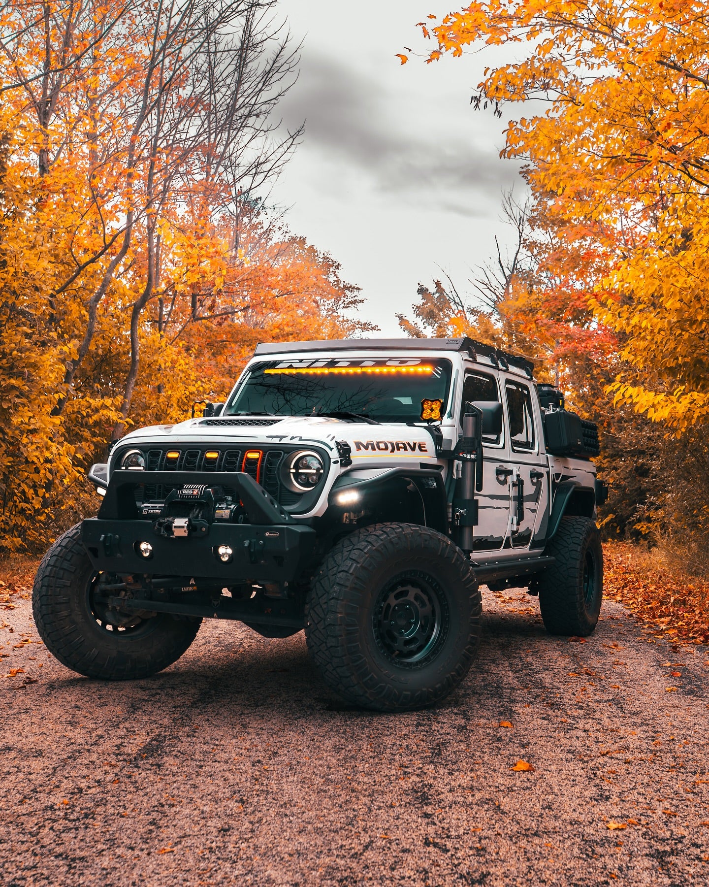 Willys-Style Two-Tone Satin Grille fits Wrangler JL/ GladiatorJT
