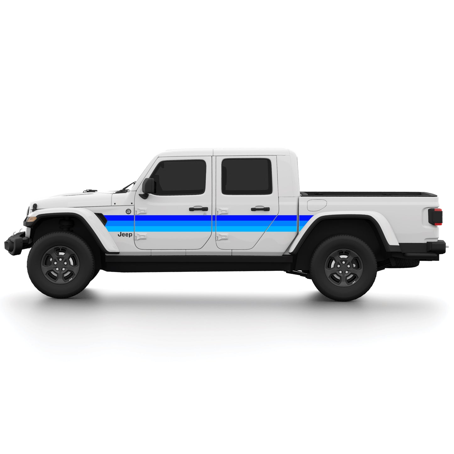 Retro Gradient Stripe Kit for Jeep Gladiator