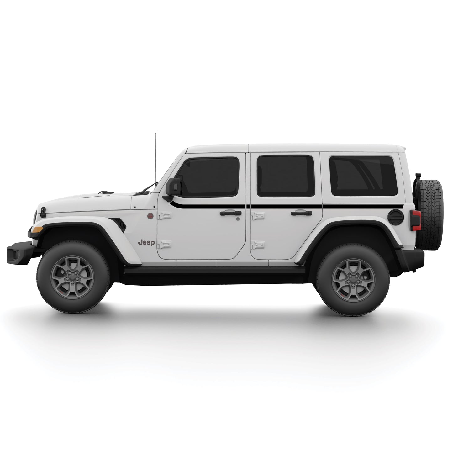 Upper Body Stripe Kit for Jeep Wrangler JL