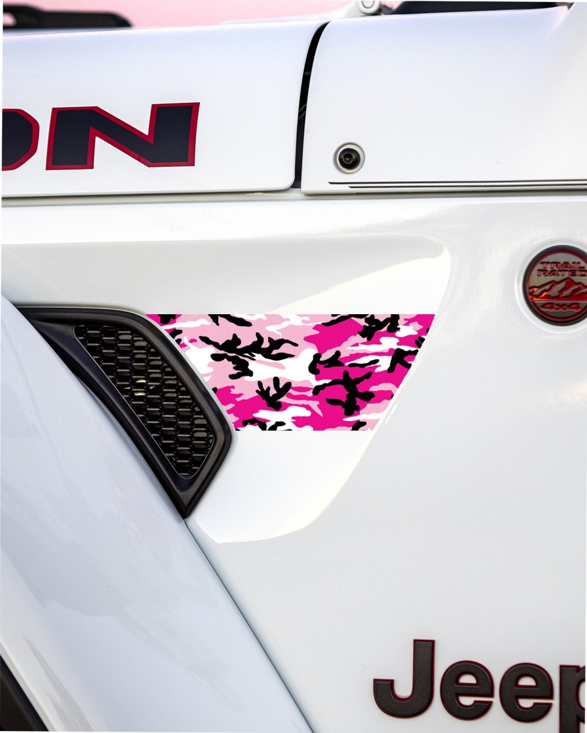 Fender Vent Decal Set | Camo - fits Wrangler JL & Gladiator JT