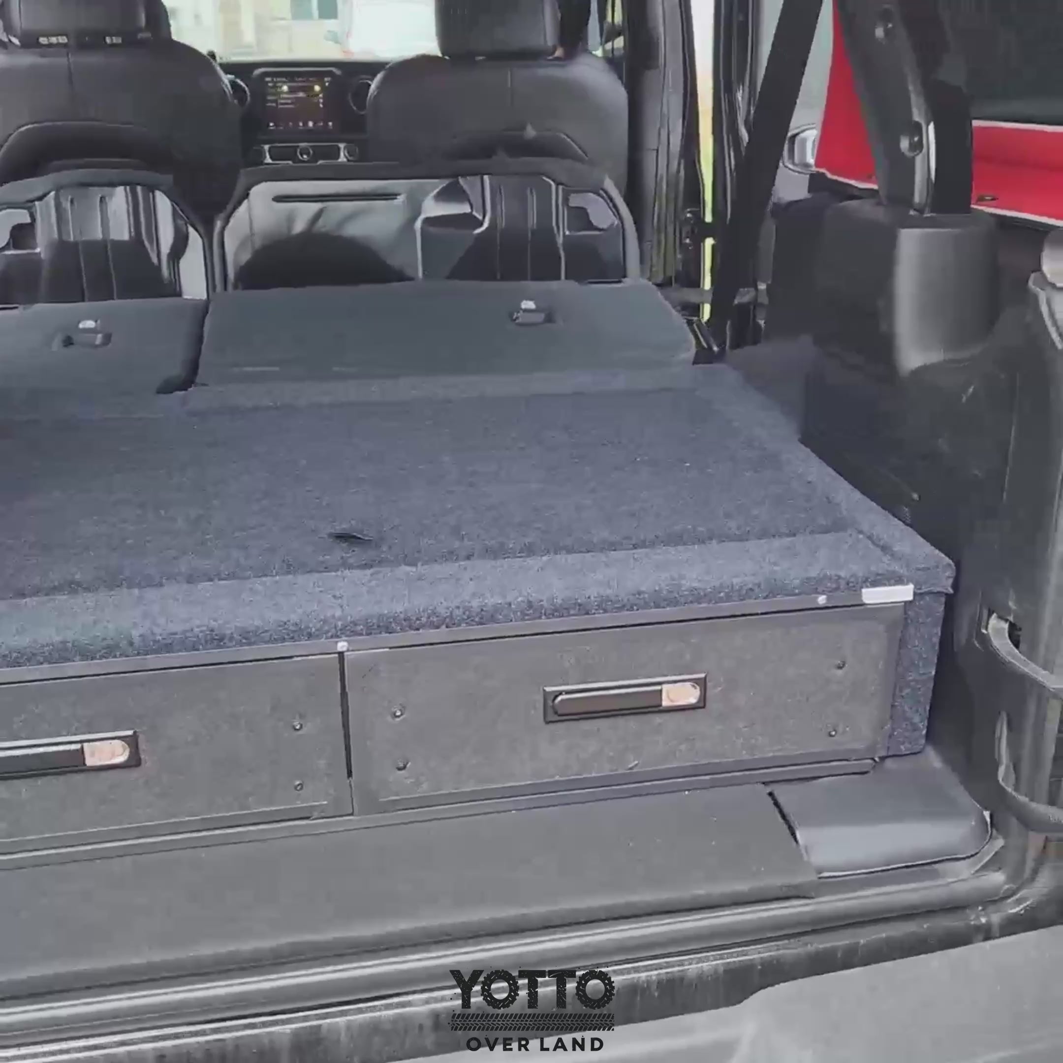 Rear Cargo Side Trunk Storage Box Tray Fit For Jeep Maldives