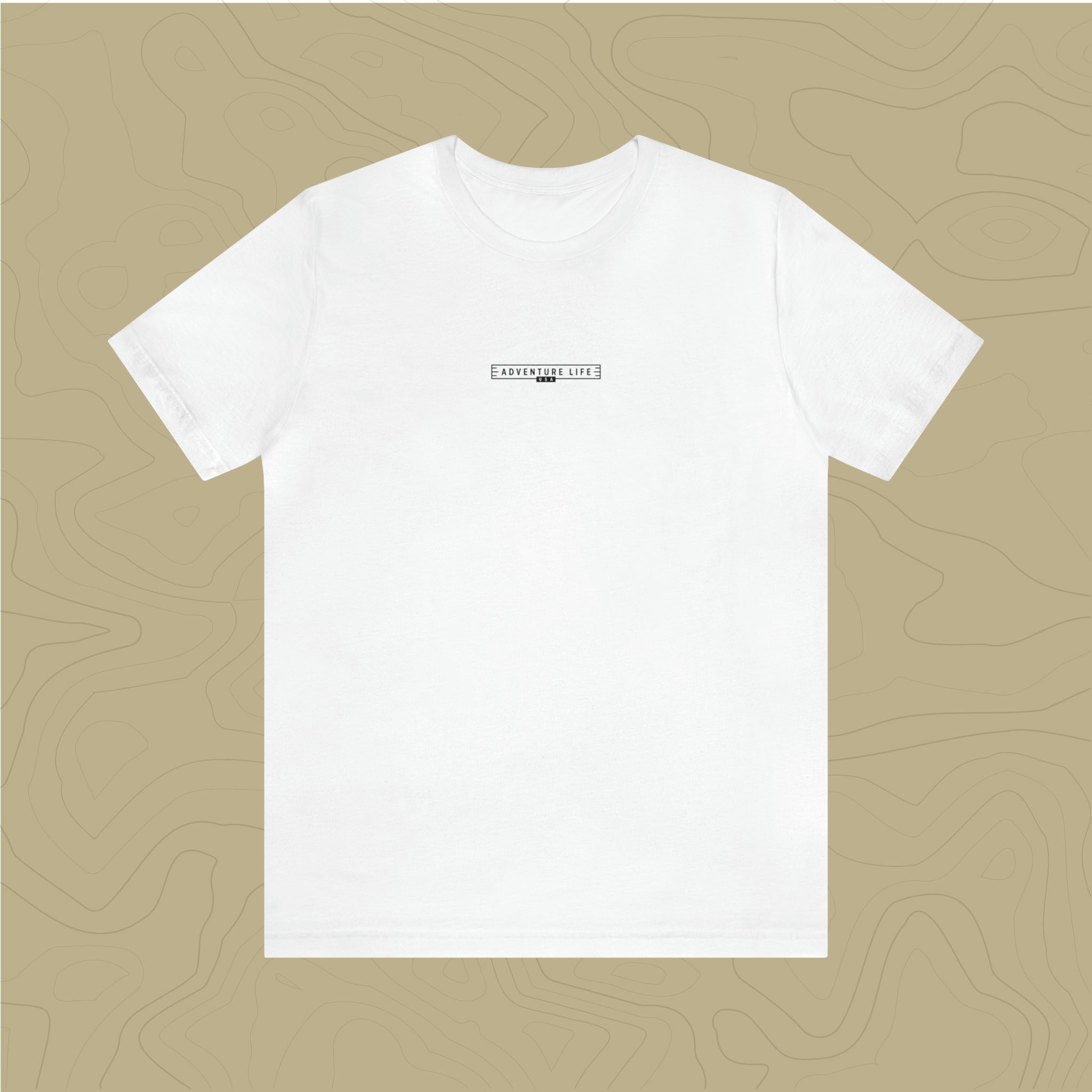 White Rim Trail - Adventure Life Trail Topographic Garment Dyed Tee
