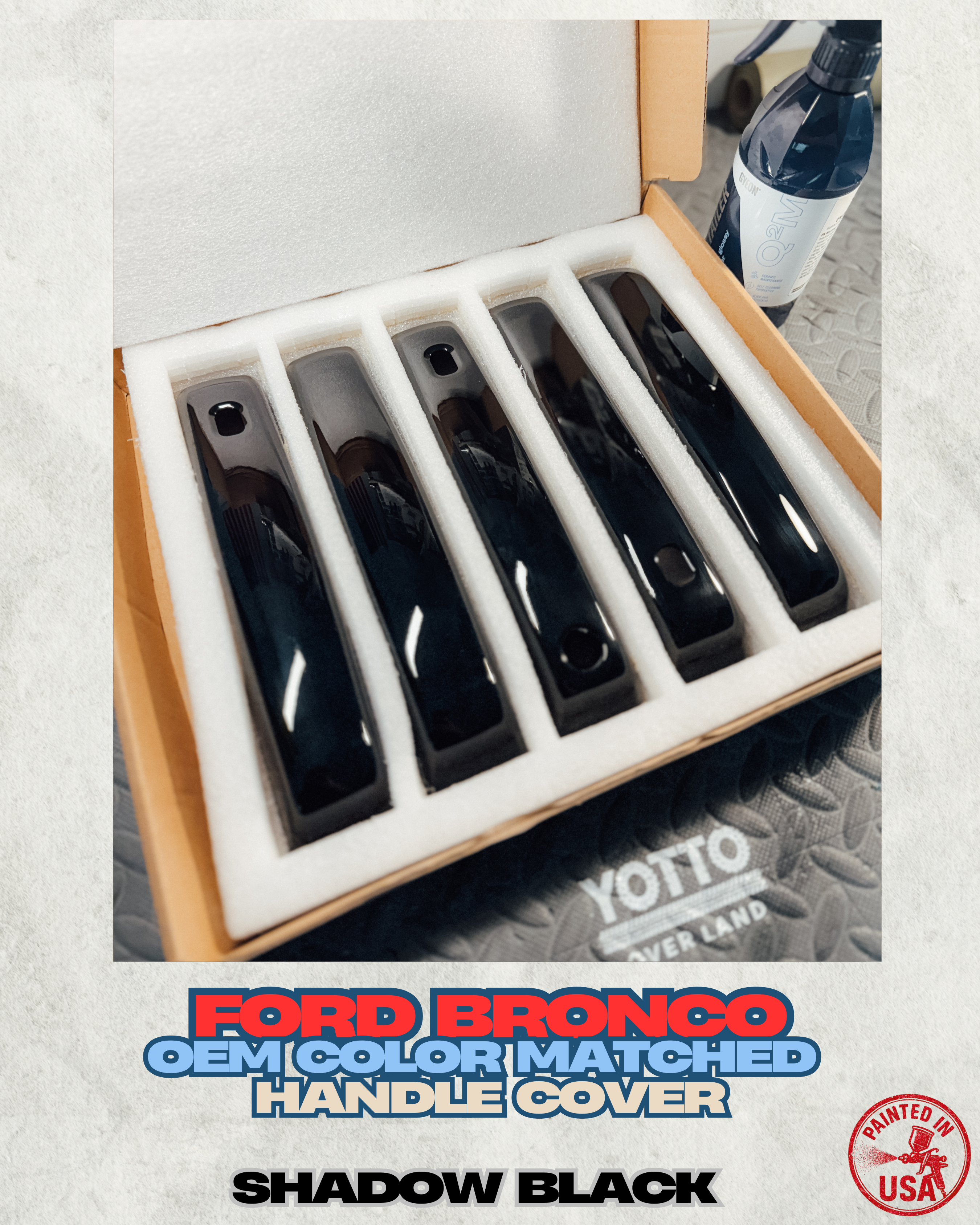 Ford Bronco Paint-Matched Handle Covers With Smart Entry *Seamless Fitment