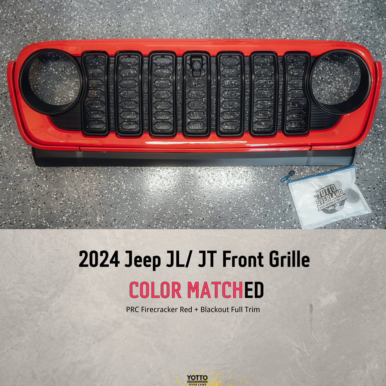 Custom Painted Front Grille – Refreshed Style fits Wrangler JL/ GladiatorJT