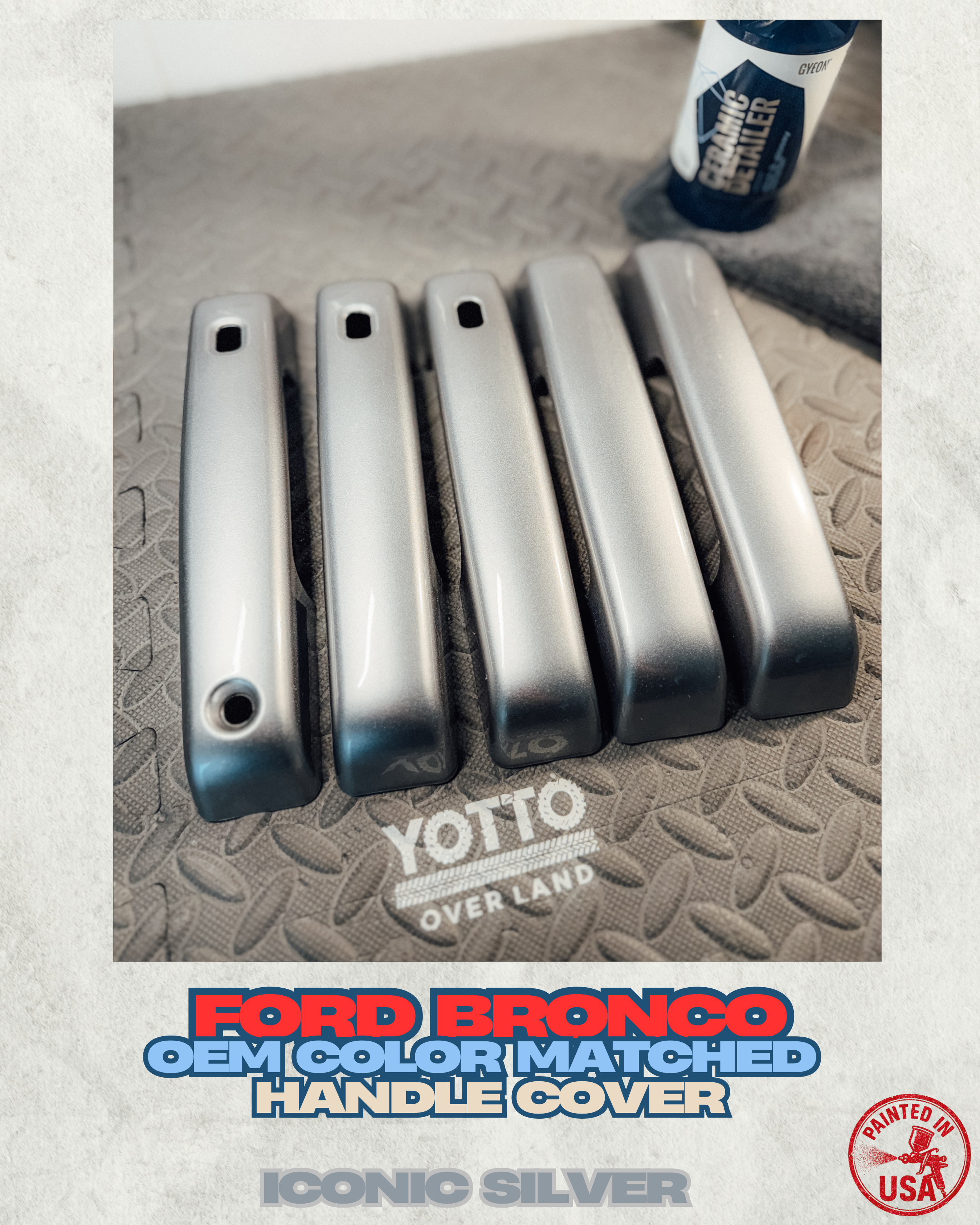 Ford Bronco Paint-Matched Handle Covers With Smart Entry *Seamless Fitment