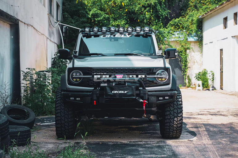 Slim Square-Top Fender Flares *OEM Grainy Textured | Bronco Heritage/Everglades 2021–2026