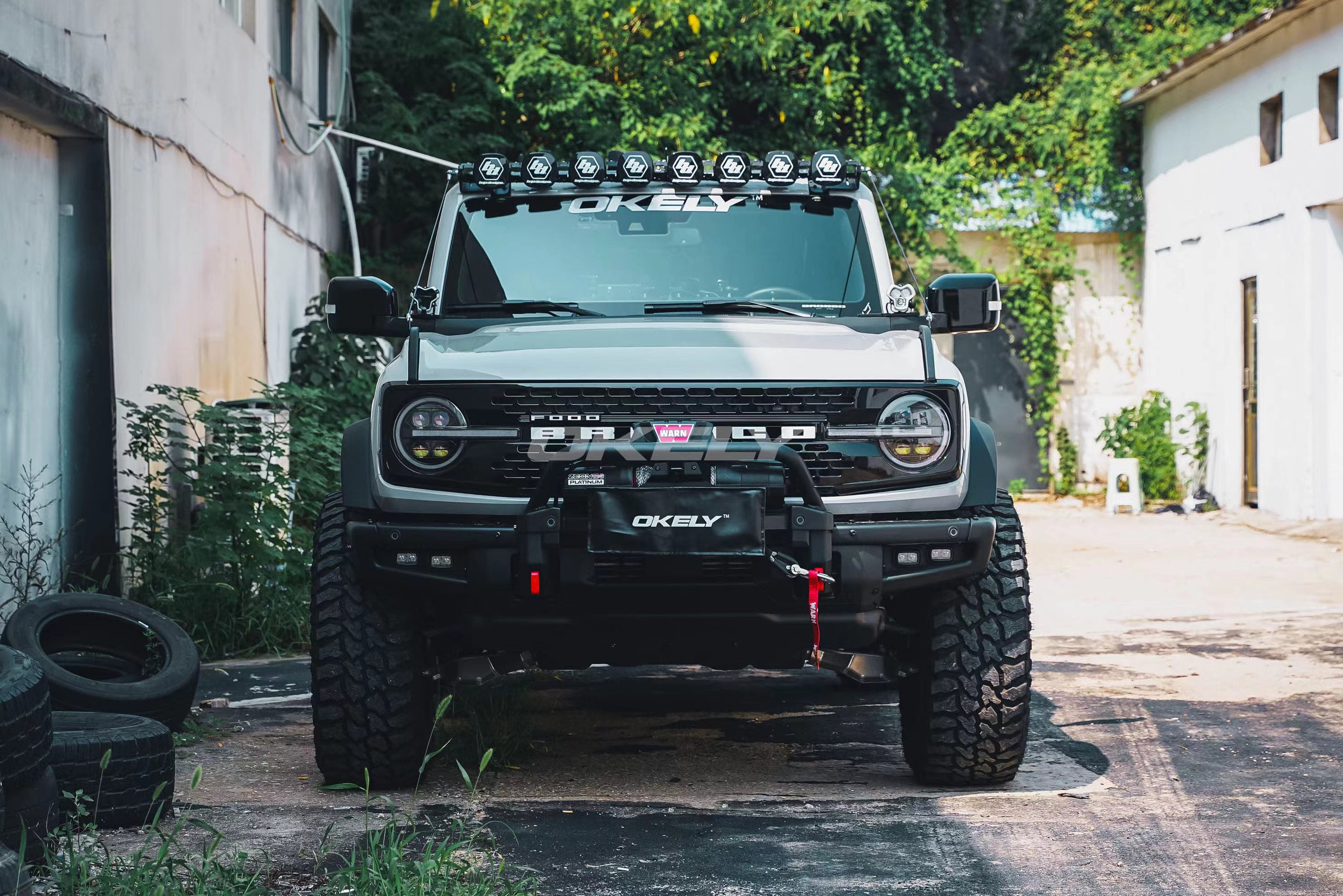 Slim Square-Top Fender Flares *OEM Grainy Textured | Bronco Heritage/Everglades 2021–2026