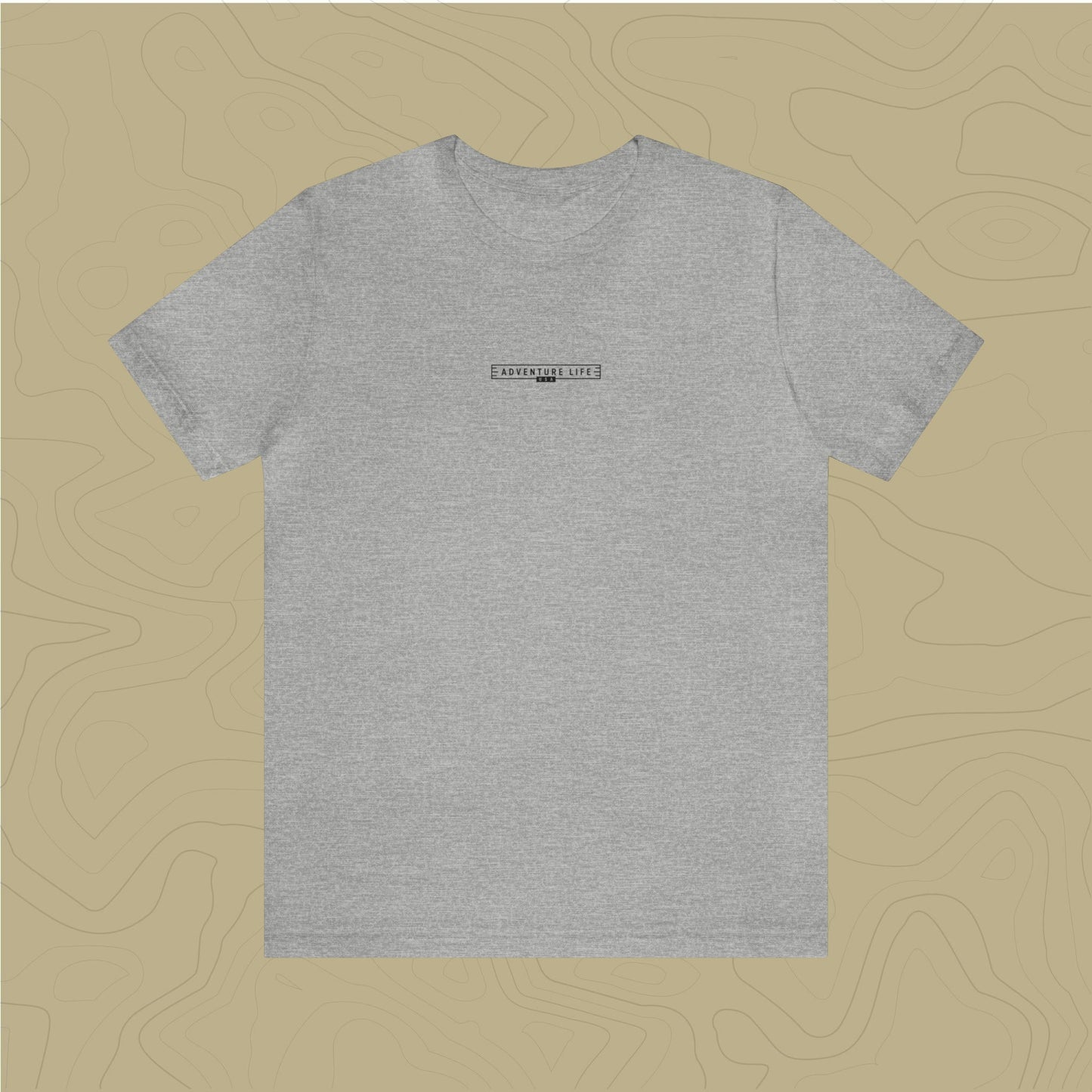 Zion National Park - Adventure Life Trail Topographic Garment Dyed Tee