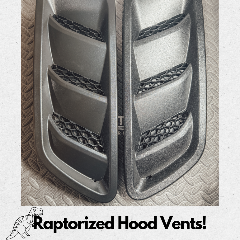 Raptorized Hood Vents Fits  JL/JT Rubicon