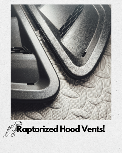 Raptorized Hood Vents for Wrangler Rubicon JL Gladiator JT