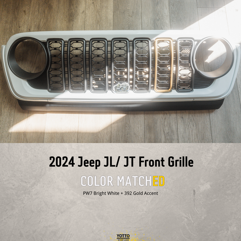 Custom Painted Front Grille – Refreshed Style fits Wrangler JL/ GladiatorJT