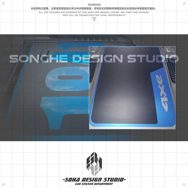 4xe Hood Decal 4XE