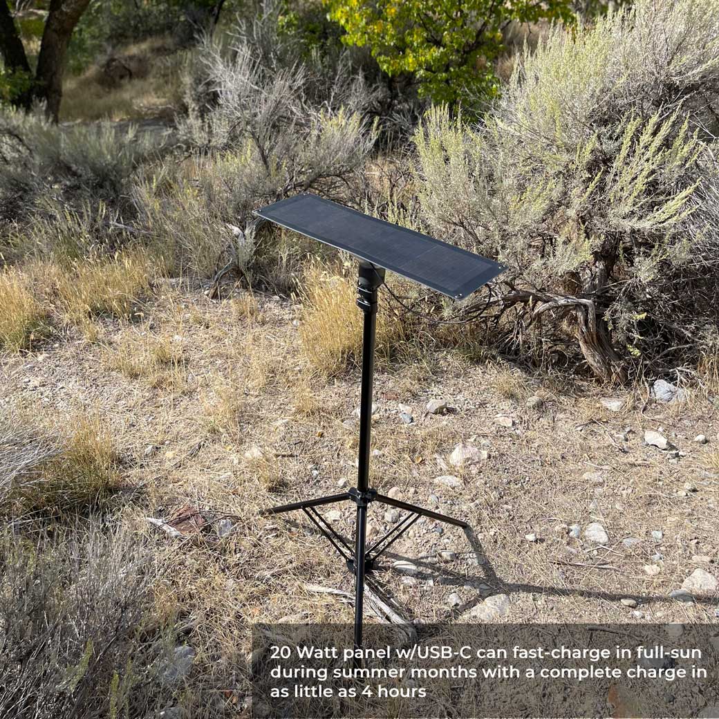 [Devos] 20 Watt Portable Solar Panel w/ LightRanger Receiver