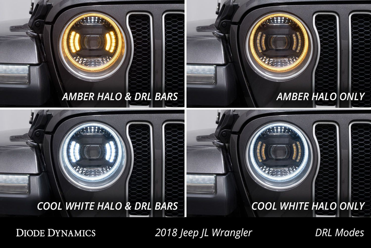 [Diode Dynamics] Elite LED Headlights for 2018-2026 Jeep JL Wrangler