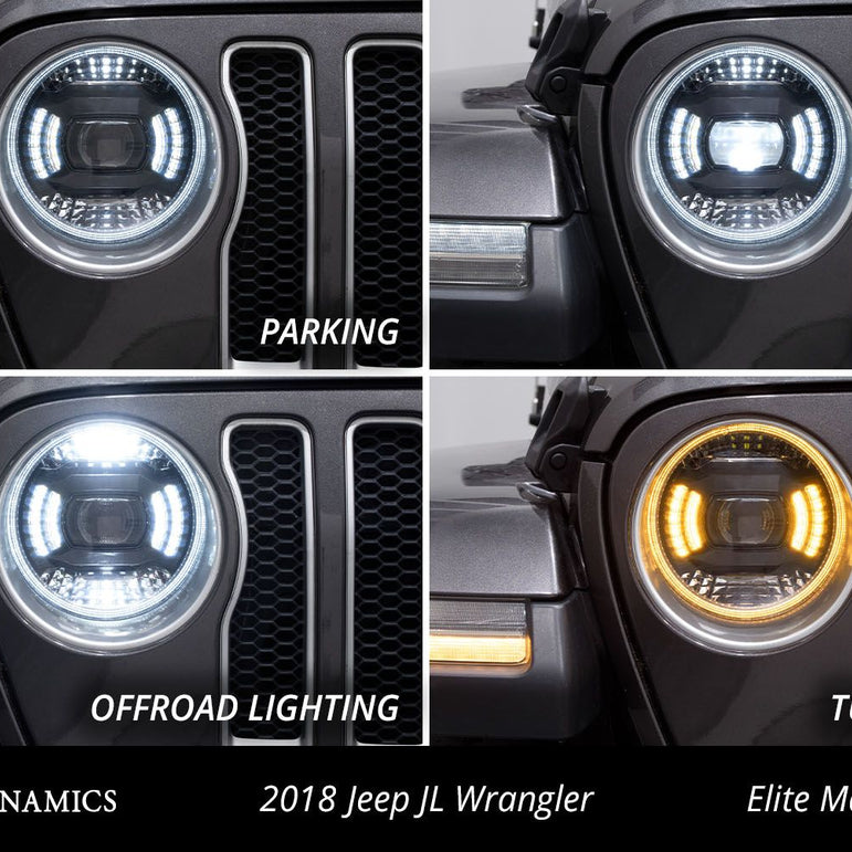 [Diode Dynamics] Elite LED Headlights for 2018-2026 Jeep JL Wrangler