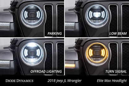 [Diode Dynamics] Elite LED Headlights for 2018-2026 Jeep JL Wrangler