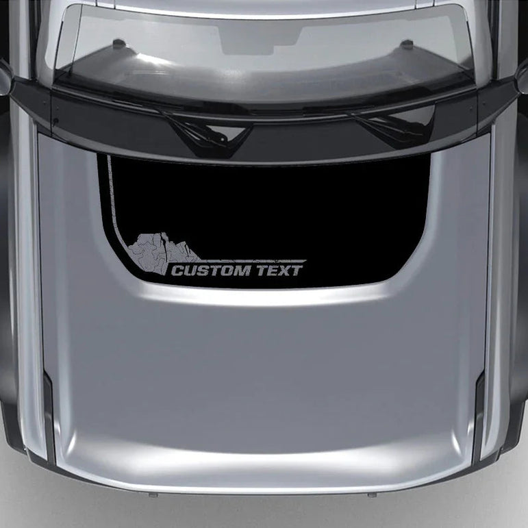 Badlands South Dakota Stealth Hood Overlay (Printed Series) - 2021+ Bronco