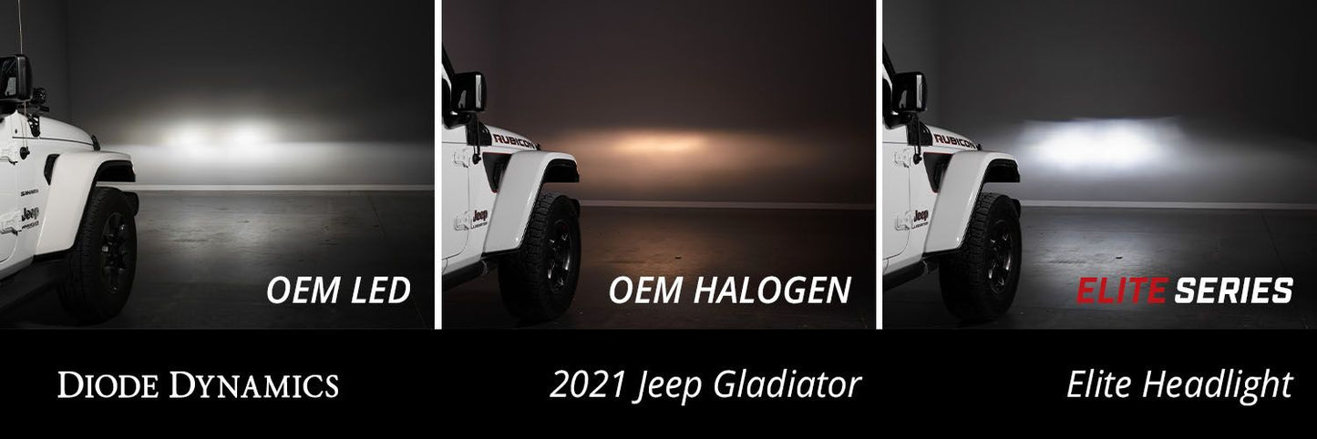 [Diode Dynamics] Elite LED Headlights for 2018-2026 Jeep JL Wrangler
