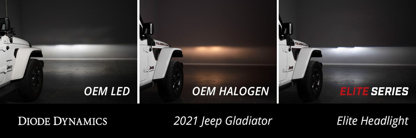 [Diode Dynamics] Elite LED Headlights for 2018-2026 Jeep JL Wrangler