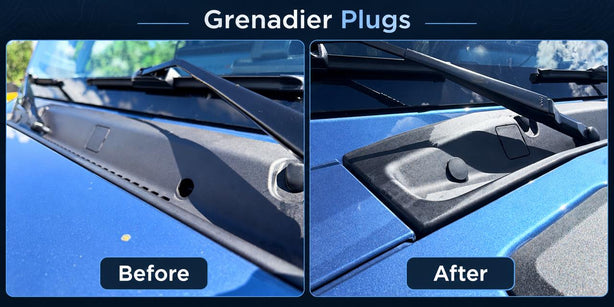 Perfect Plugs (Pair) for Windshield Wiper Cowl - 2024+ Grenadier