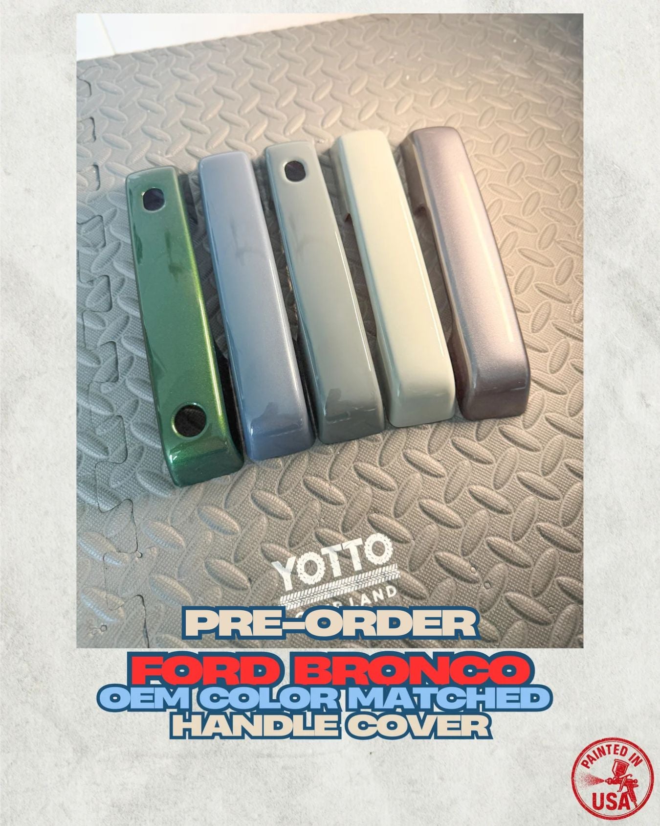 Ford Bronco Paint-Matched Handle Covers With Smart Entry *Seamless Fitment