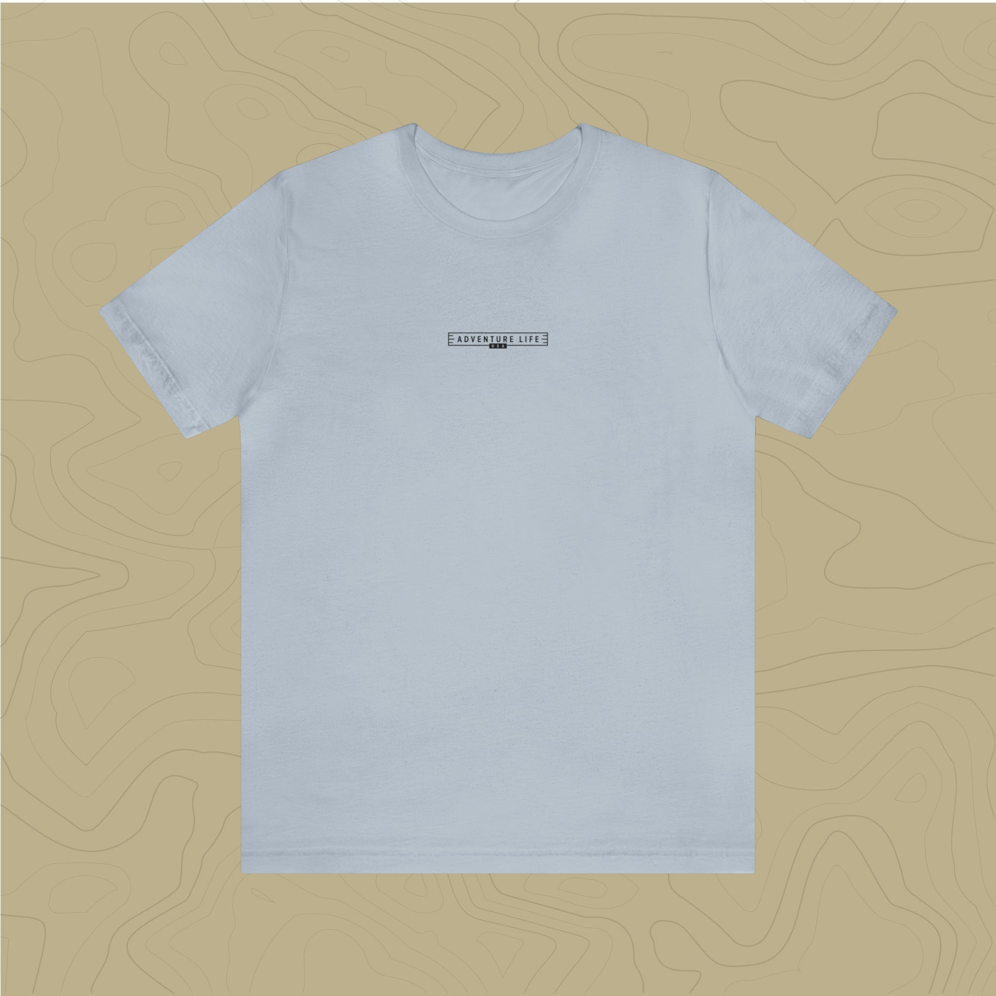 Yosemite National Park - Adventure Life Trail Topographic Garment Dyed Tee