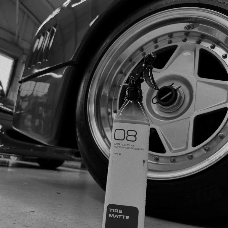 GREYSCALE 08 TIRE MATTE | Natural Tire, Trim, Interior Conditioner