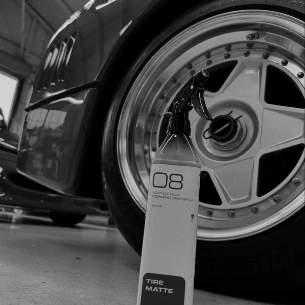 GREYSCALE 08 TIRE MATTE | Natural Tire, Trim, Interior Conditioner
