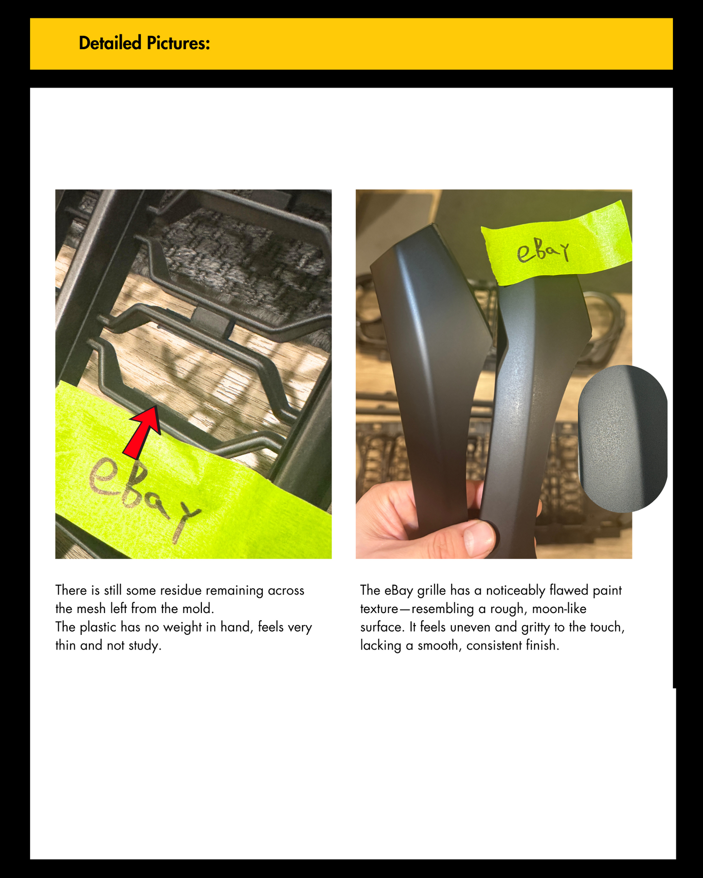 Matt Black - 2024 Jeep JL JT Upgraded Grille Paintable*