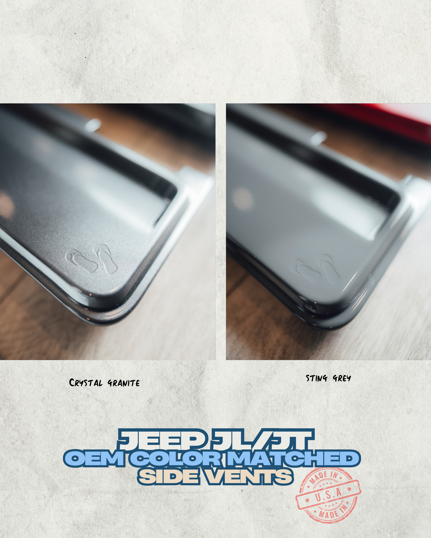 OEM Cowl Wiper Panel Color Matched  JL JT 2018+