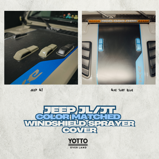 Hood Bumper Cover OEM Color Matched for Wrangler JL Gladiator JT