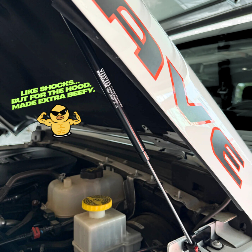 Beefy Hydraulic Hood QuickLift for JL & JT