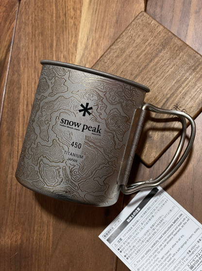 Snow Peak Ti Cup Engraved & Anodized Art Handcrafted
