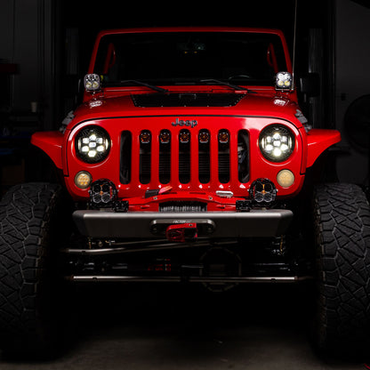 [Baja Designs] DOT LP6 LED Headlight Kit - Jeep 2018-2025 Wrangler JL; Gladiator JT