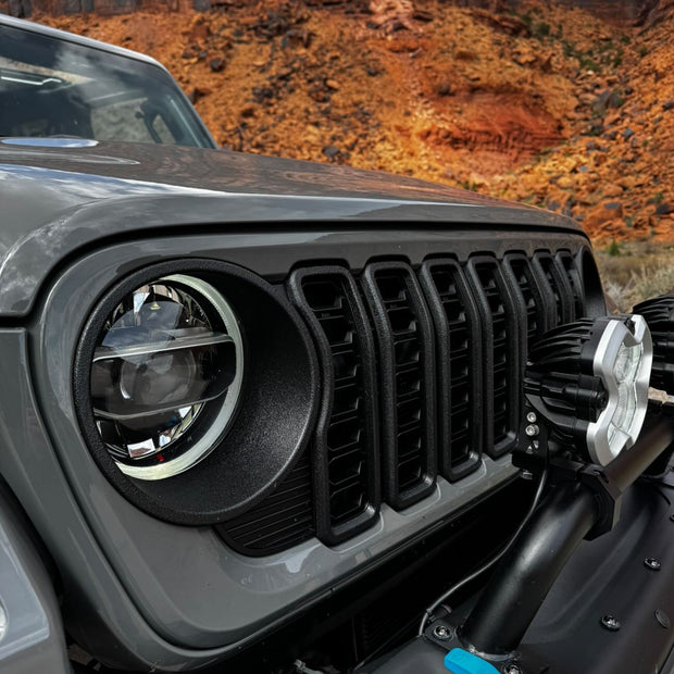 Blackout Insert Covers fits JL/JT 24+ Grille * Silver Delete
