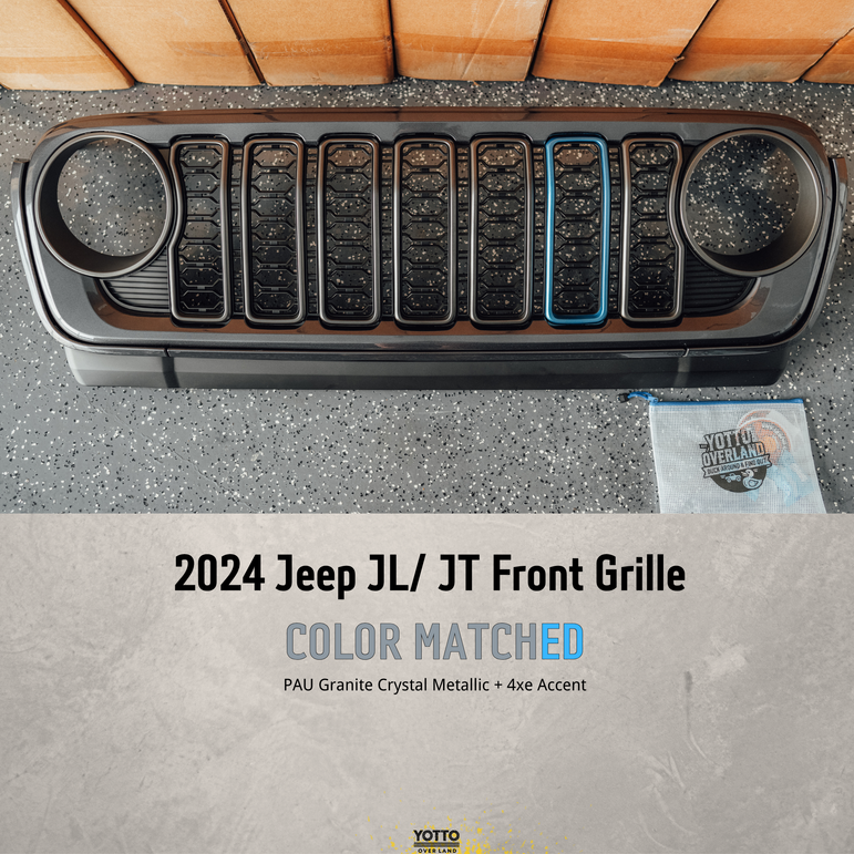 Custom Painted Front Grille – Refreshed Style fits Wrangler JL/ GladiatorJT