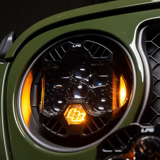 [Baja Designs] DOT LP6 LED Headlight Kit - Jeep 2018-2025 Wrangler JL; Gladiator JT