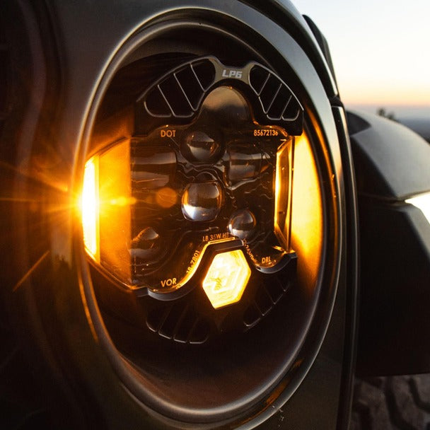 [Baja Designs] DOT LP6 LED Headlight Kit - Jeep 2018-2025 Wrangler JL; Gladiator JT