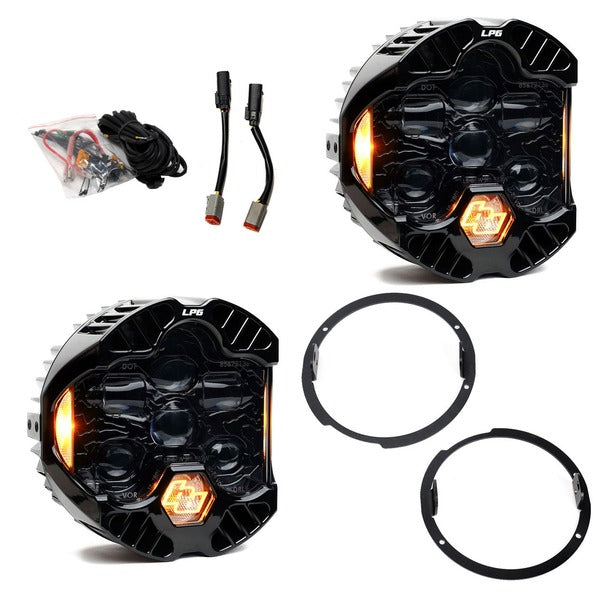 [Baja Designs] DOT LP6 LED Headlight Kit - Jeep 2018-2025 Wrangler JL; Gladiator JT