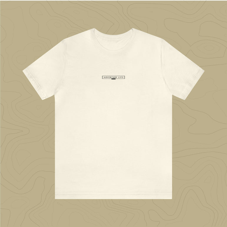 Yellowstone National Park - Adventure Life Trail Topographic Garment Dyed Tee