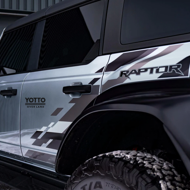 Bronco Raptor Decals - Full Body 3 Panels
