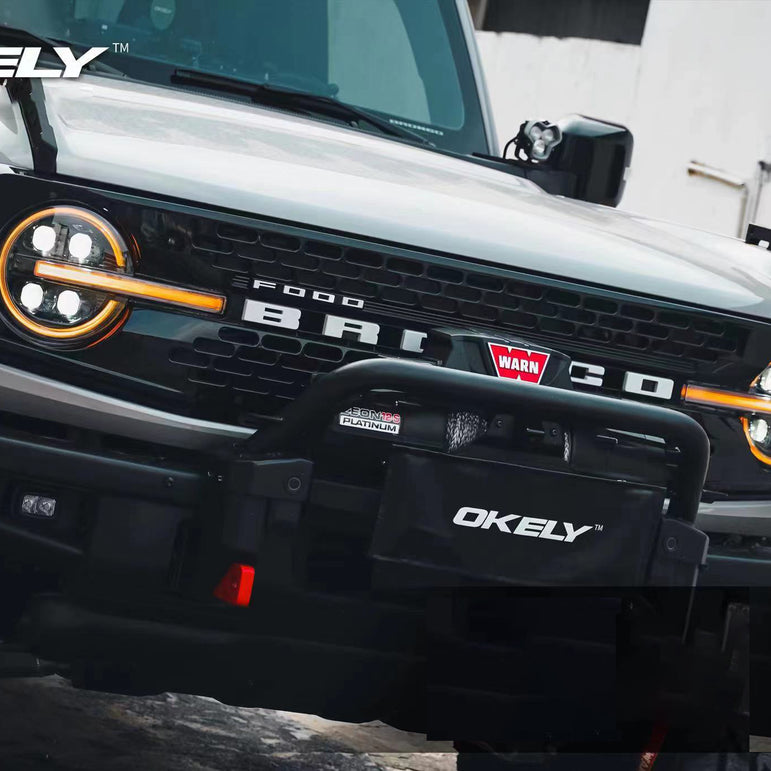 Okely - Bronco Quad Projector Dual Color Sequential Headlights