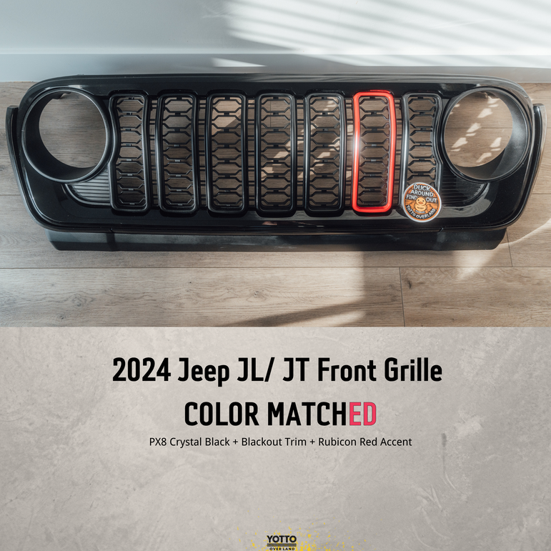 Custom Painted Front Grille – Refreshed Style fits Wrangler JL/ GladiatorJT