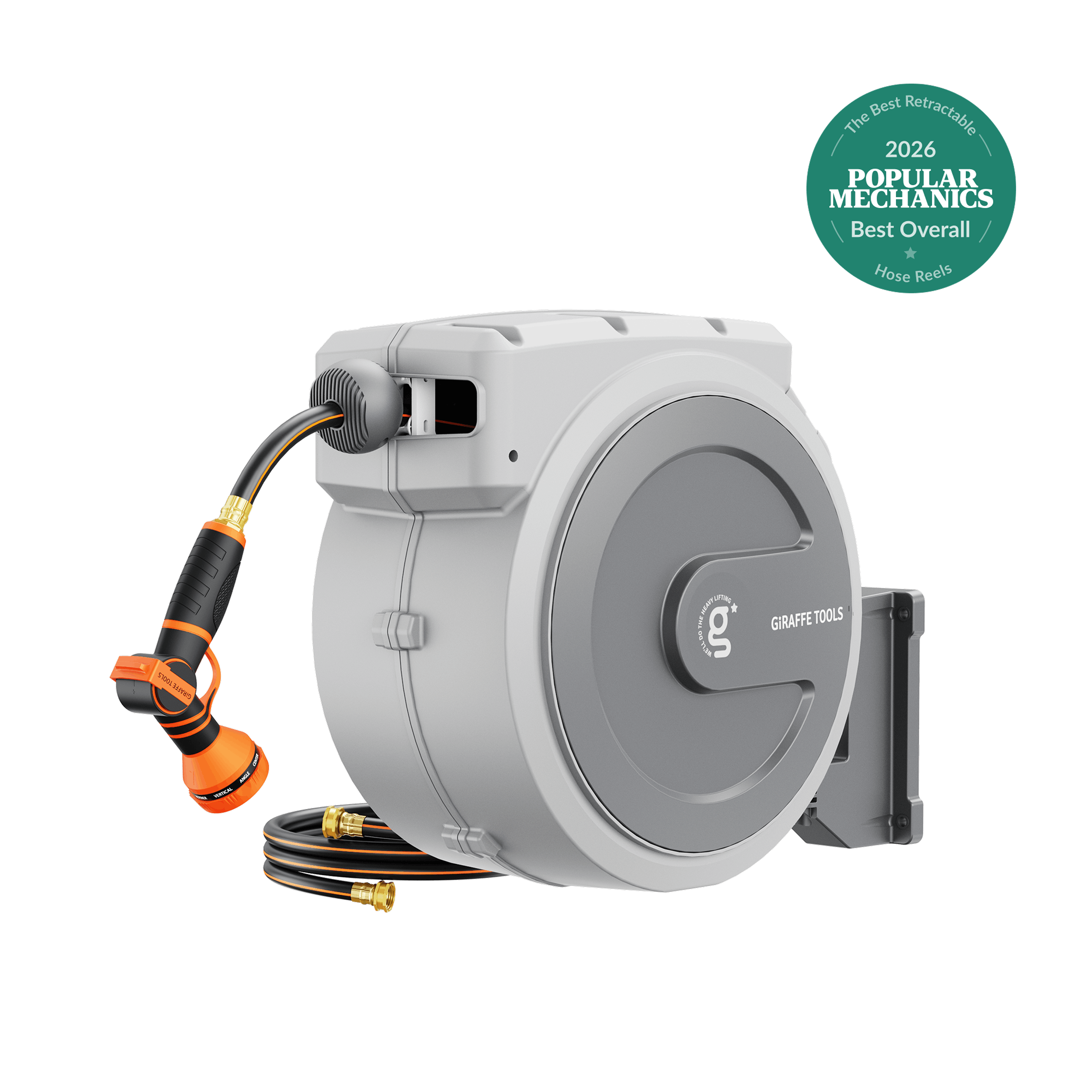 Retractable Garden Hose Reel 65ft-155ft