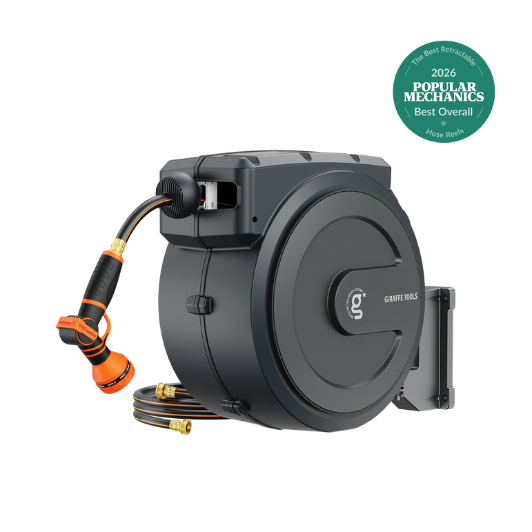 Retractable Garden Hose Reel 65ft-155ft