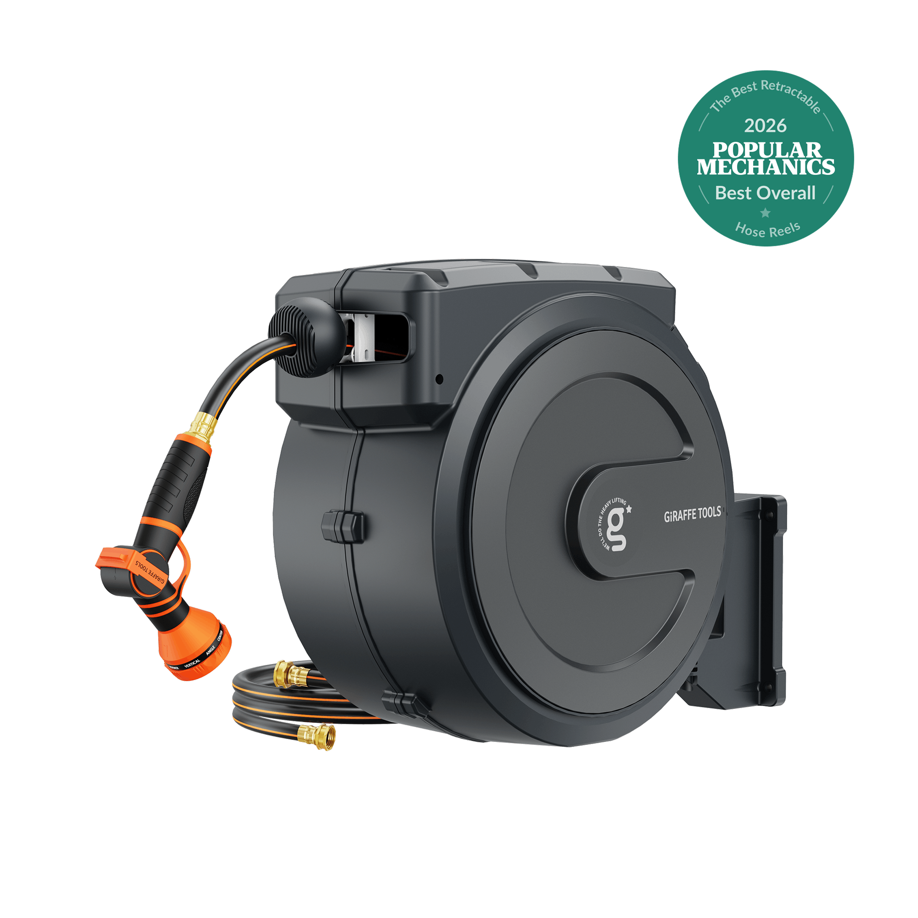 Retractable Garden Hose Reel 65ft-155ft
