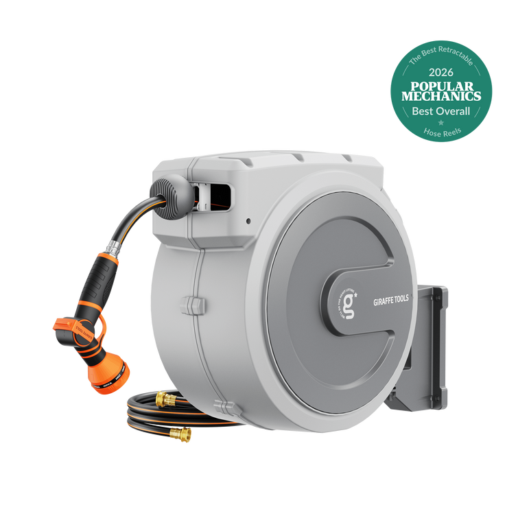 Retractable Garden Hose Reel 65ft-155ft