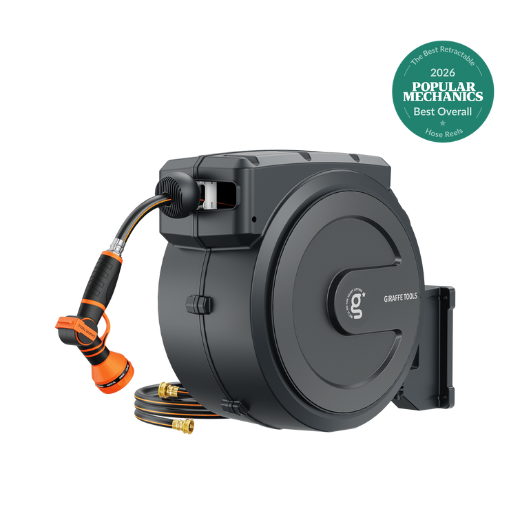 Retractable Garden Hose Reel 65ft-155ft